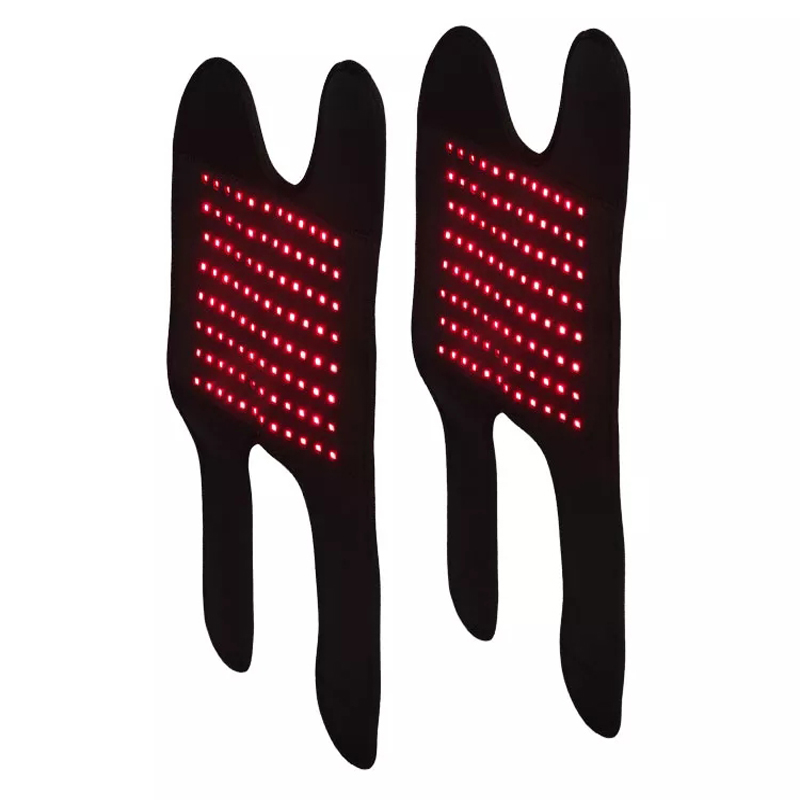 2 stks infrarood rode lichttherapie armriem, 660nm/850nm golflengte, draagbare rode lichttherapiekussen voor schouder, rug, voeten knie etc.