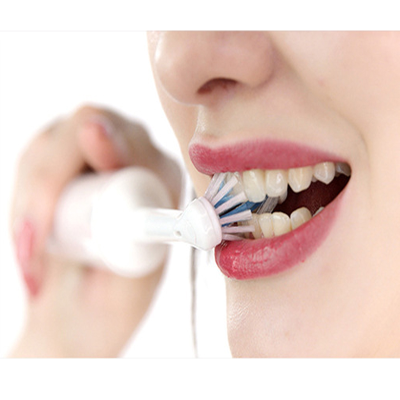 Oabes 2022 Nieuwe 3D dubbele borstel koprotatie reiniging laag geluid intelligent roterende volwassen elektrische tandenborstel